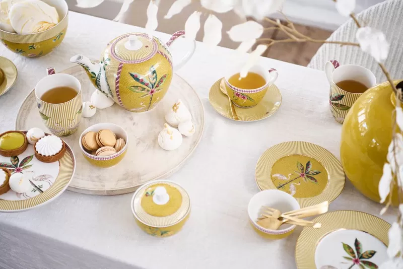 Pip Studio Assiette A Dessert La Majorelle En Coloris Jaune 17 Cm Store