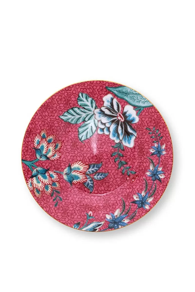 Pip Studio Assiette A Petit Four Flower Festival Rose Fonce 12Cm Hot