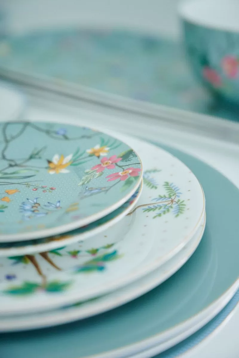 Pip Studio Assiette A Petits Fours A Fleurs Jolie Flowers En Coloris Bleu 12 Cm Best Sale