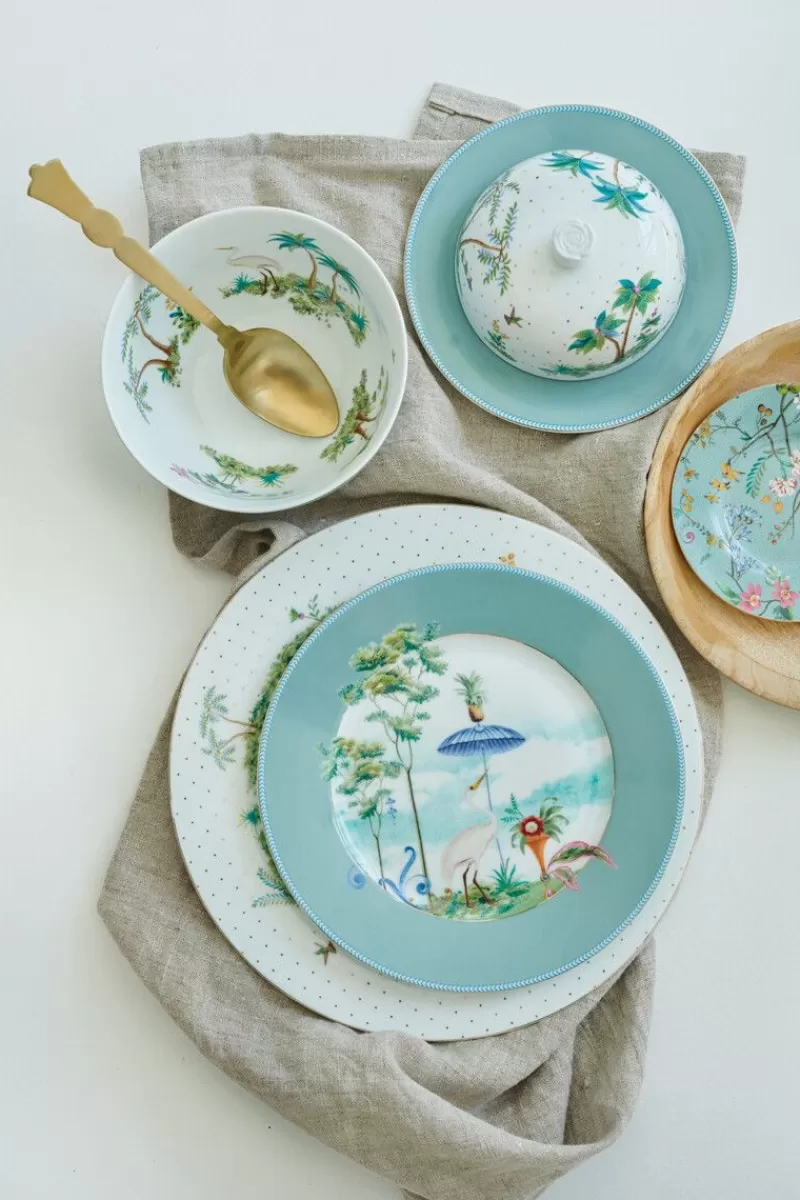 Pip Studio Assiette A Petits Fours A Fleurs Jolie Flowers En Coloris Bleu 12 Cm Best Sale