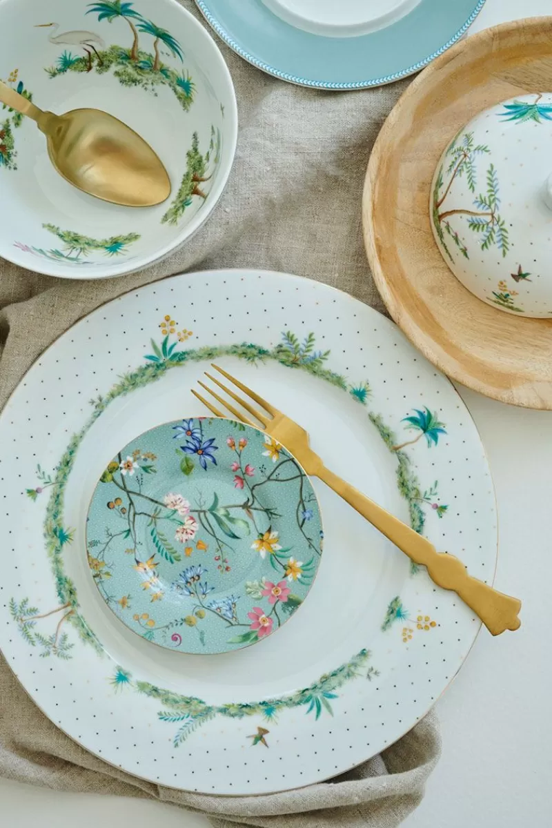 Pip Studio Assiette A Petits Fours A Fleurs Jolie Flowers En Coloris Bleu 12 Cm Best Sale