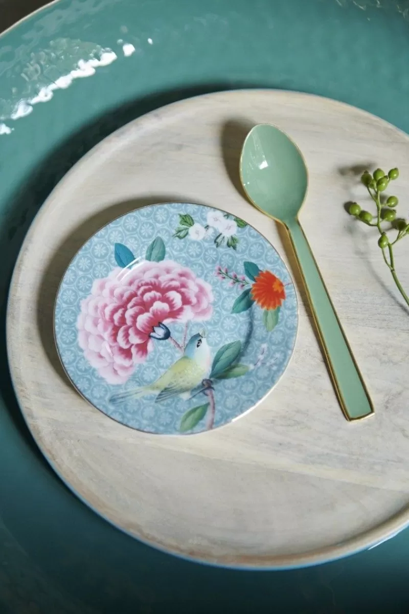 Pip Studio Assiette A Petits Fours Blushing Birds En Coloris 12 Cm Bleu Outlet