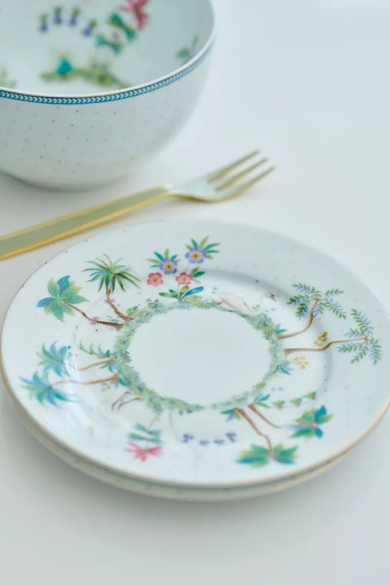 Pip Studio Assiette A Pois Jolie En Coloris Dore 17 Cm Shop