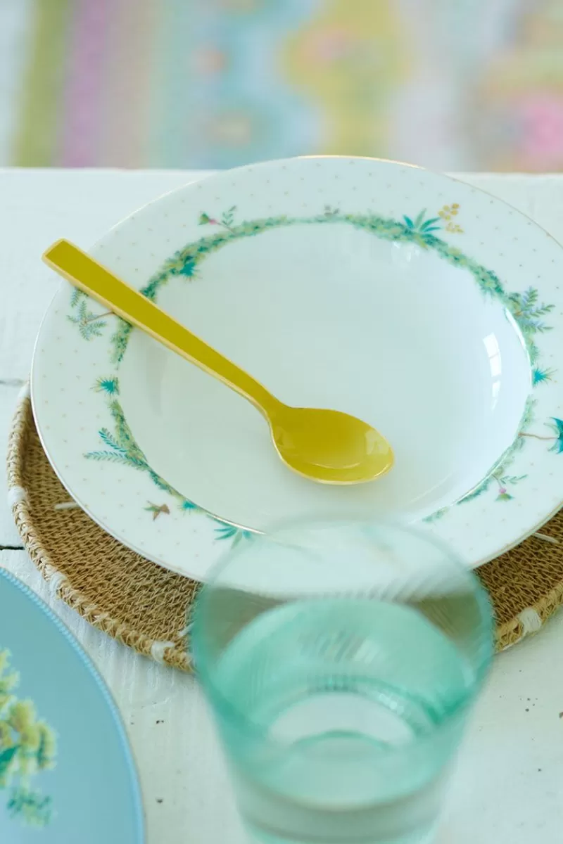 Pip Studio Assiette Creuse A Pois Jolie En Coloris Dore 21,5 Cm Blanc Fashion