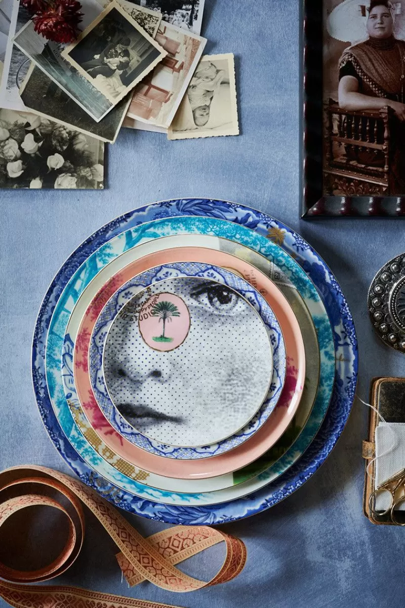 Pip Studio Assiette Plate A Filet Heritage En Coloris Bleu 26,5 Cm Best