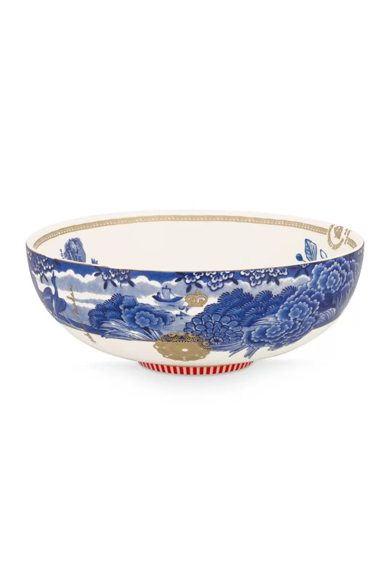Pip Studio Bol Heritage A Bordure En Coloris Bleu 20 Cm Fashion