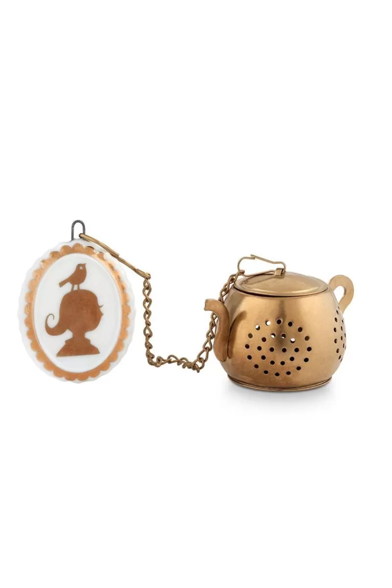 Pip Studio Boule À Thé Medaillon Royal White Clearance