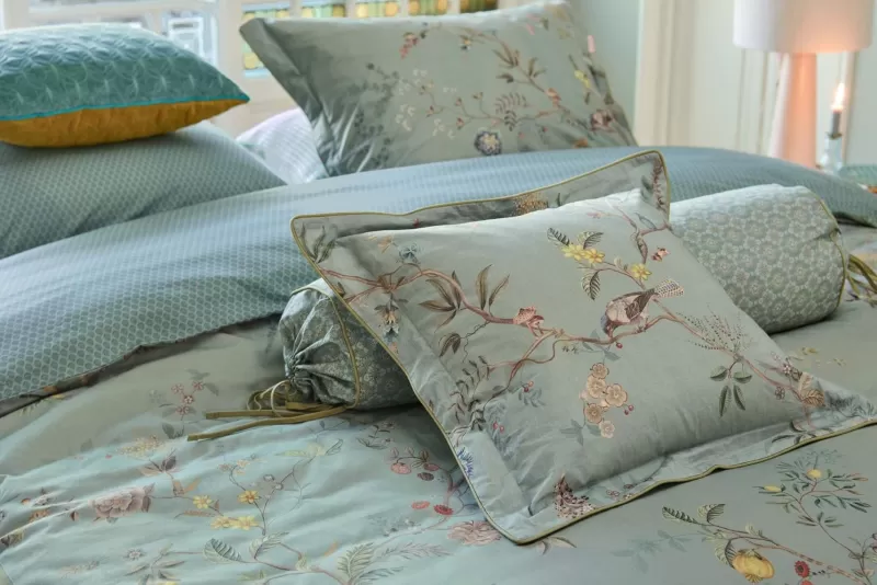 Pip Studio Coussin Décoratif Carre Autunno Bleu Clair Outlet