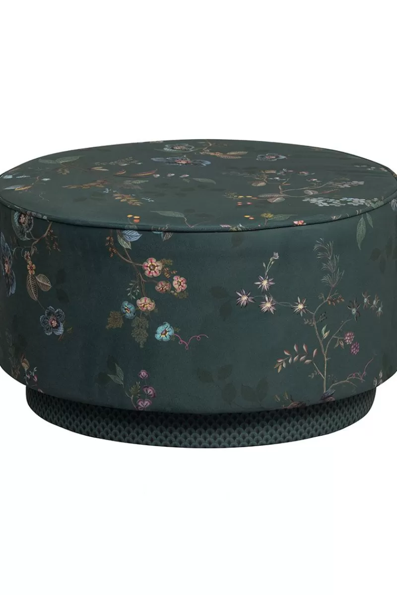 Pip Studio Grand Pouf Kawai Flower Vert Cheap