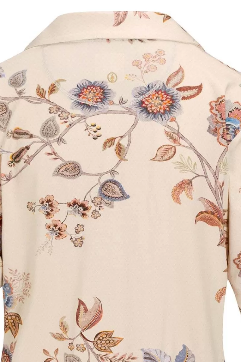 Pip Studio Haut A Manches Courtes Flora Cece Fiore En Coloris Blanc Cheap