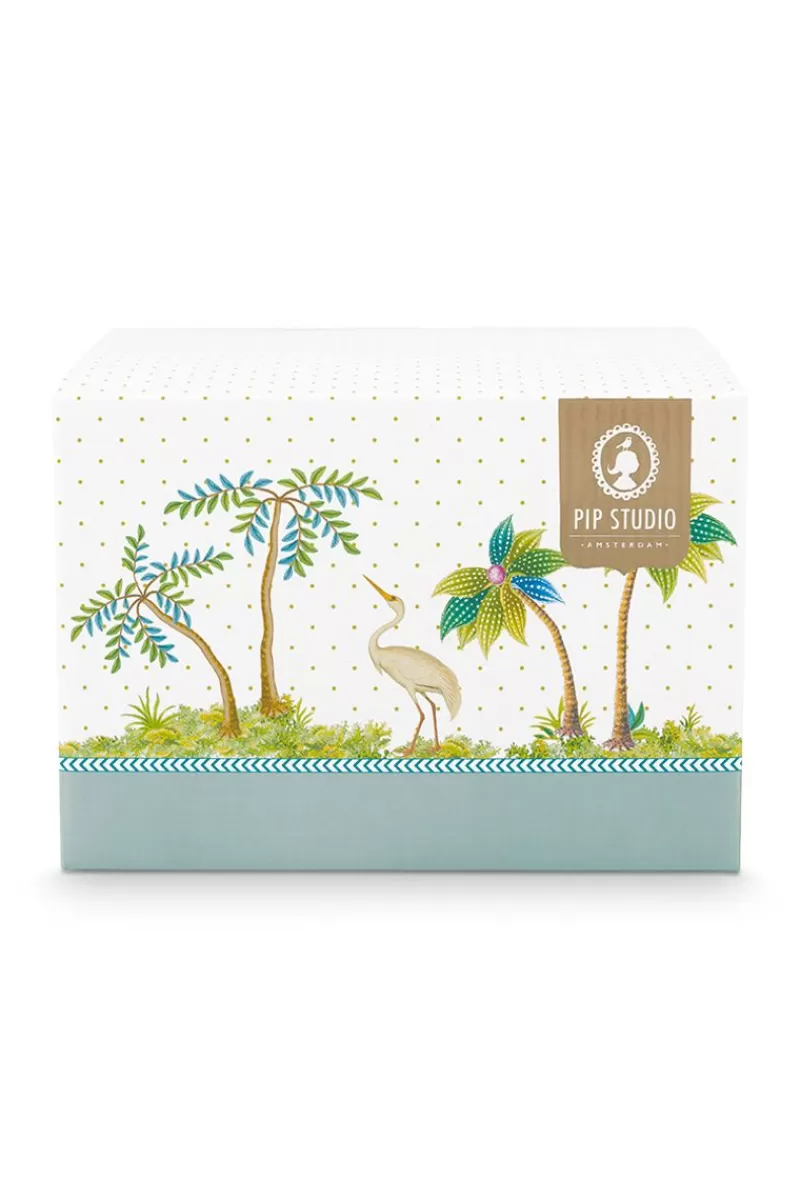 Pip Studio Lot De 2 Tasses Et Soucoupes A Expresso Jolie En Coloris Vert Outlet