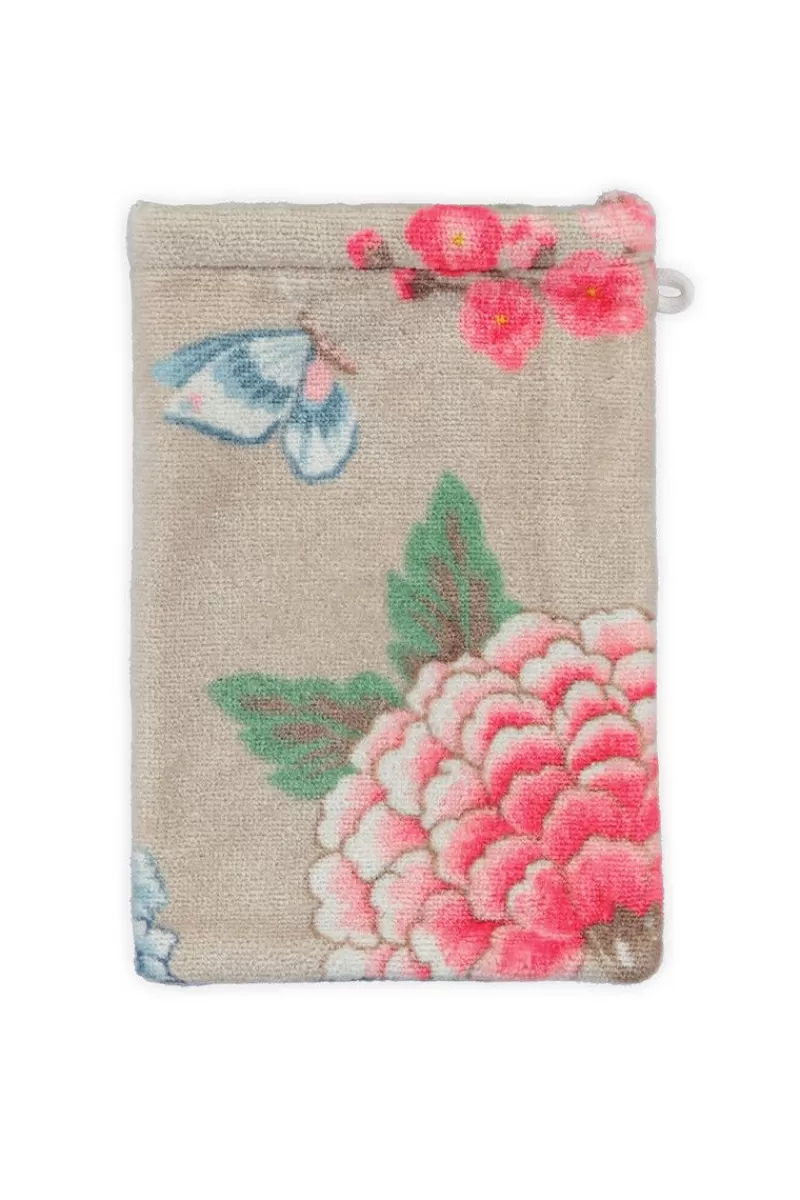 Pip Studio Lot De 3 Gants De Toilette Good Evening En Coloris 16 X 22 Cm Kaki Discount