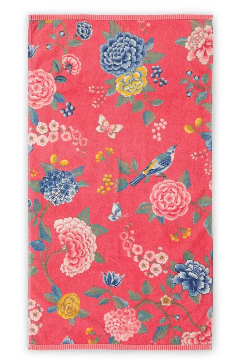 Pip Studio Lot De 3 Serviettes De Bain Good Evening En Coloris Corial 55 X 100 Cm Corail Online