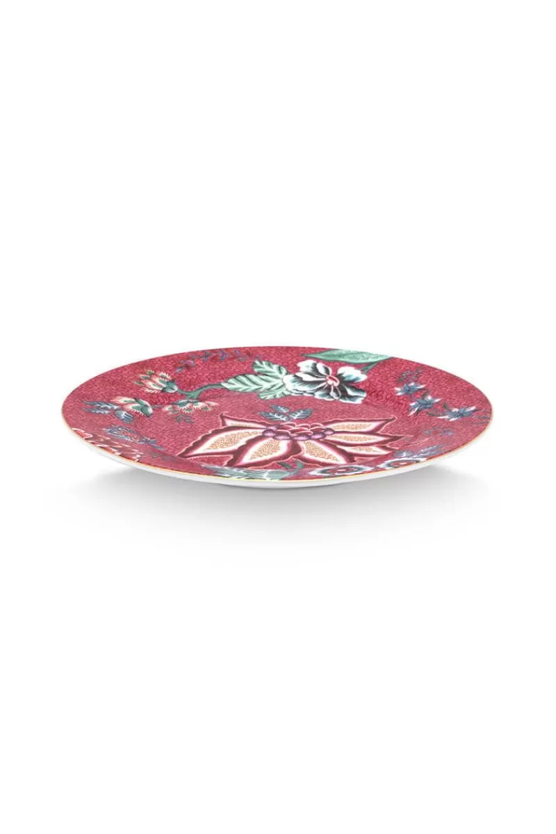 Pip Studio Lot De 4 Articles Assiettes À Pâtisseries Flower Festival Fonce 17Cm Rose Best Sale