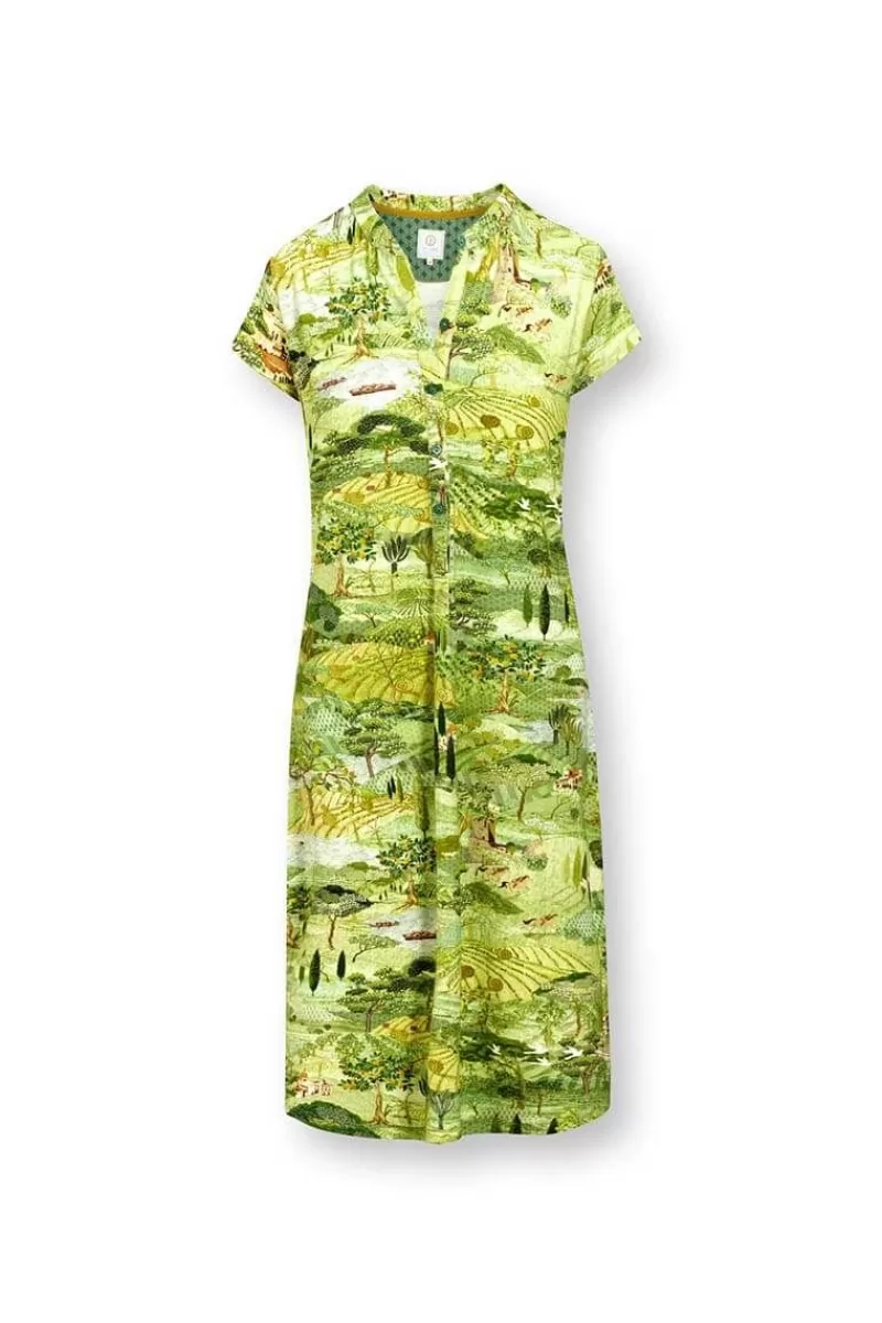 Pip Studio Nuisette A Manches Courtes Toscana En Coloris Vert Cheap