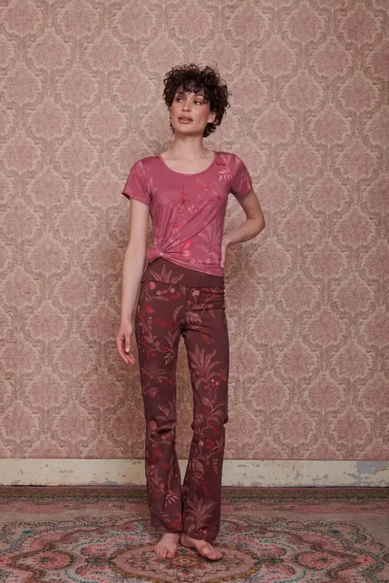 Pip Studio Pantalon Isola En Coloris Fonce Rouge Fashion