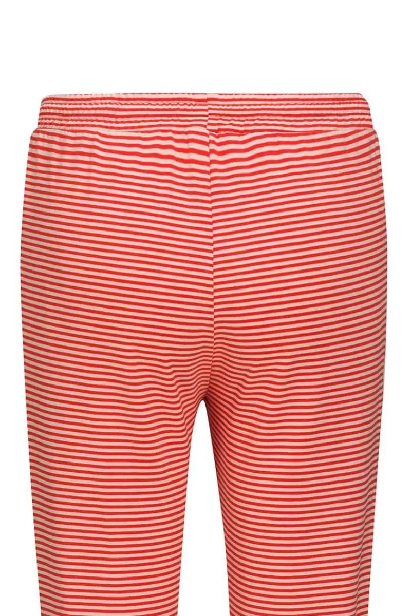 Pip Studio Pantalon Little Sumo Stripe En Coloris Corail Rouge Sale