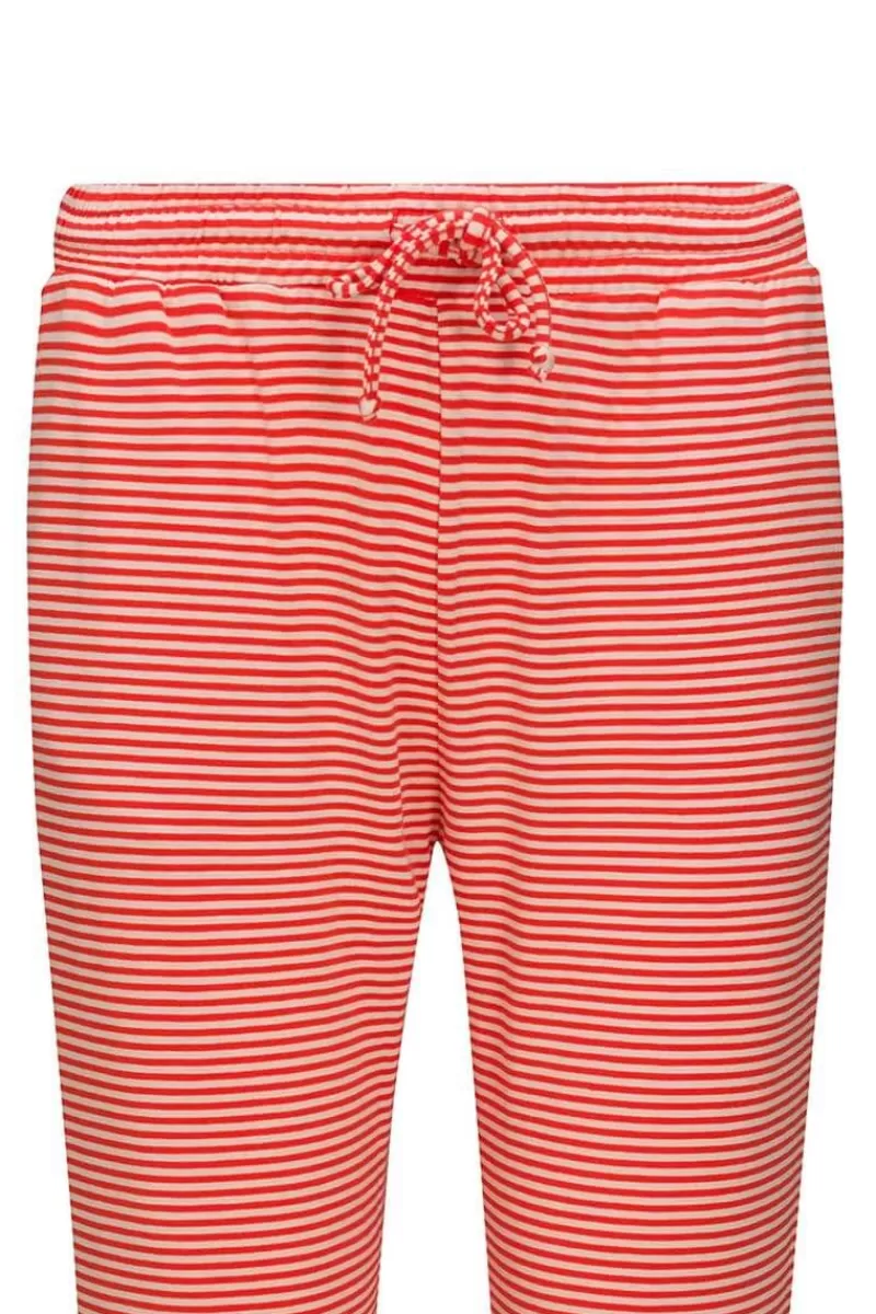 Pip Studio Pantalon Little Sumo Stripe En Coloris Corail Rouge Sale