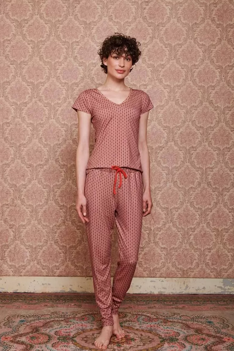 Pip Studio Pantalon Tegola En Coloris Rose Outlet