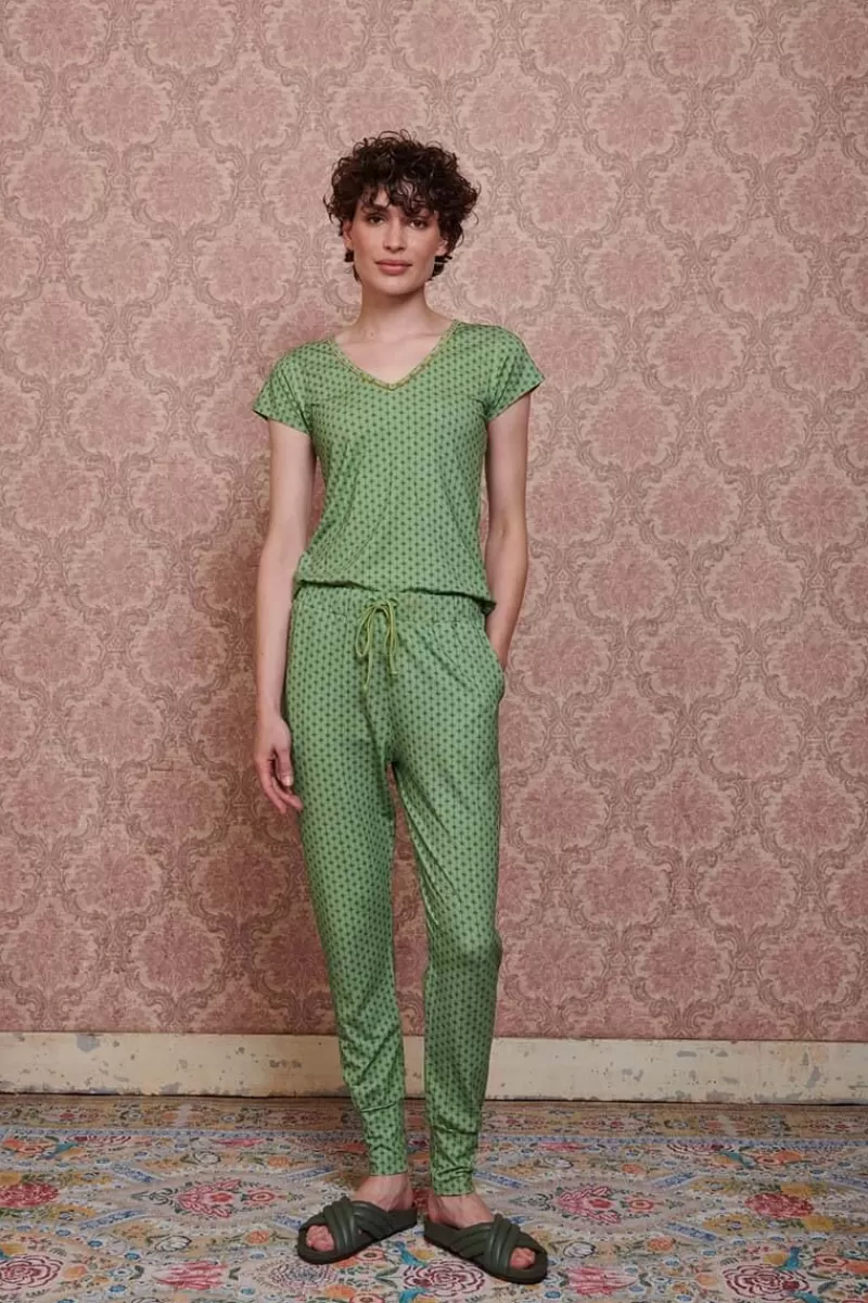 Pip Studio Pantalon Tegola En Coloris Vert Outlet