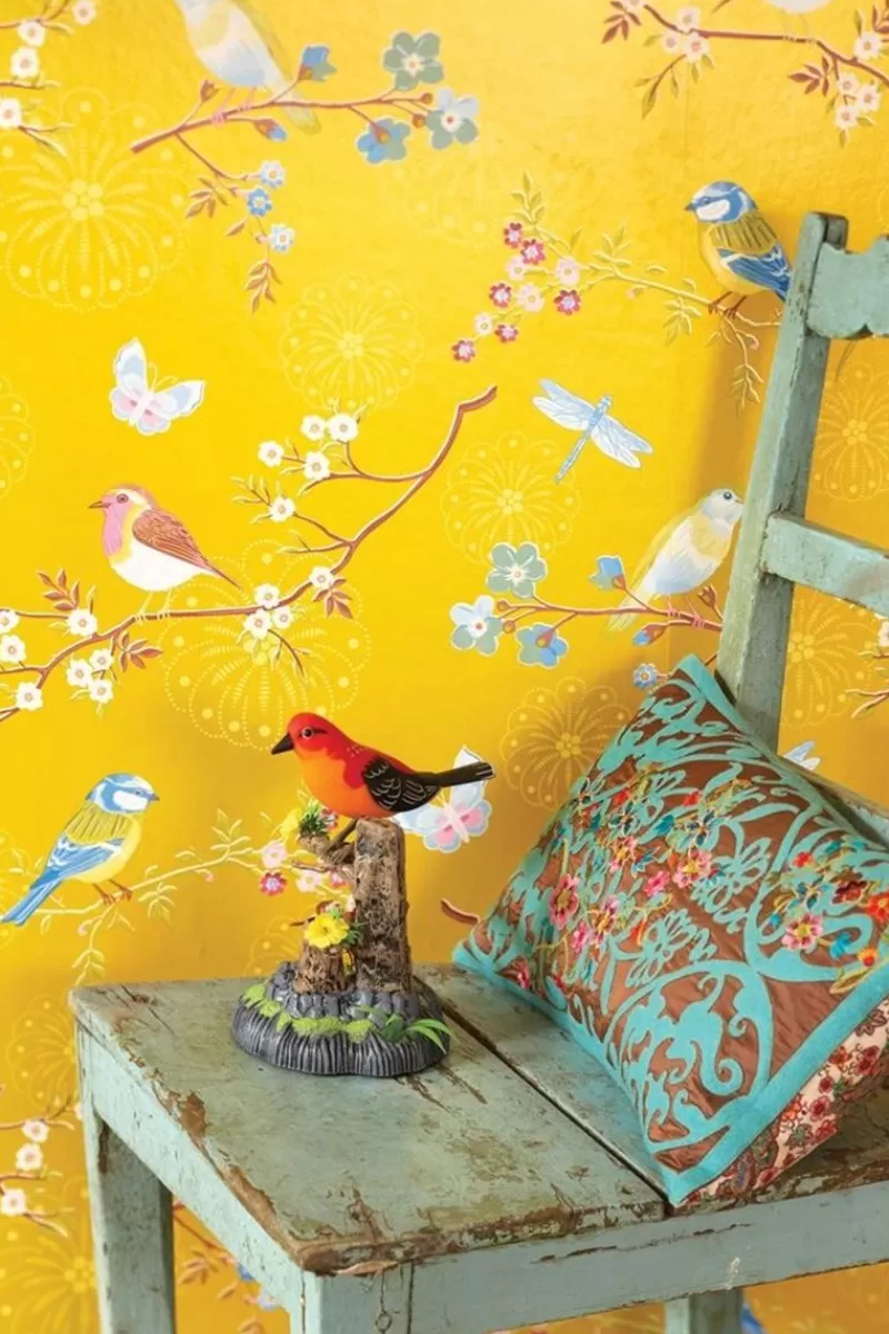 Pip Studio Papier Peint Mural Early Bird En Coloris Jaune New