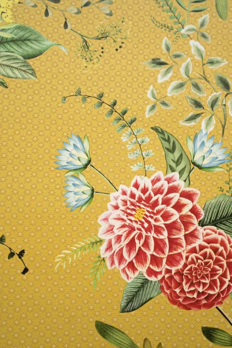 Pip Studio Papier Peint Mural Floris En Coloris Jaune Clearance