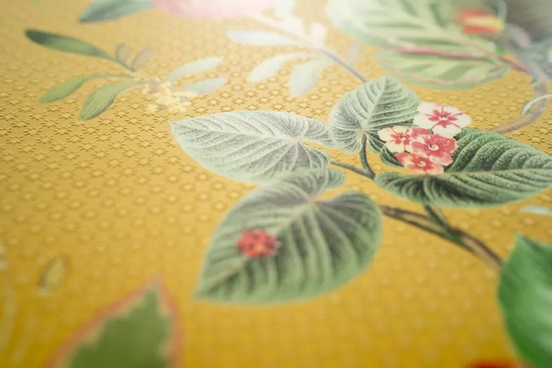 Pip Studio Papier Peint Mural Floris En Coloris Jaune Clearance