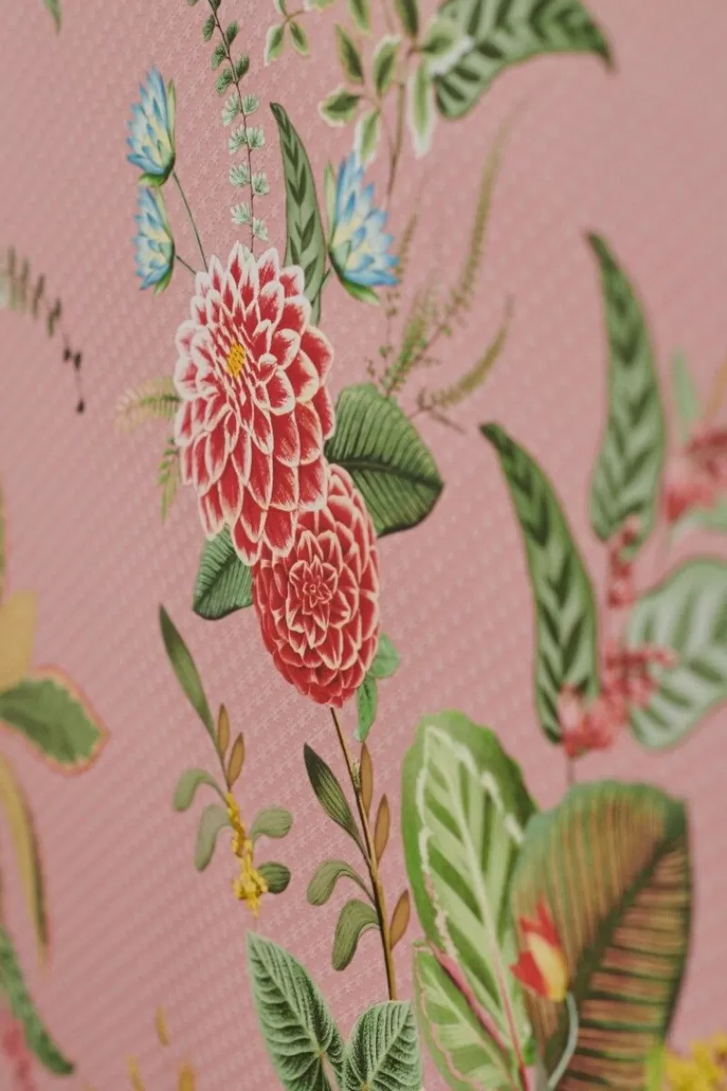 Pip Studio Papier Peint Mural Floris En Coloris Rose Outlet