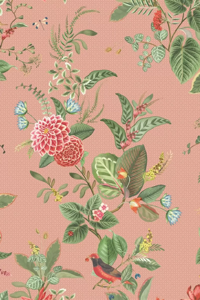 Pip Studio Papier Peint Mural Floris En Coloris Rose Outlet