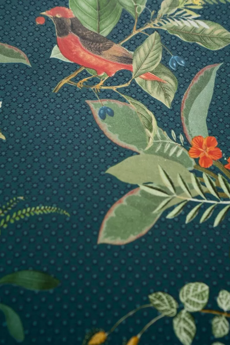 Pip Studio Papier Peint Mural Floris En Coloris Fonce Bleu New