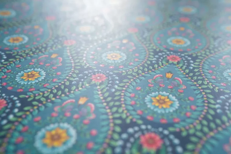 Pip Studio Papier Peint Mural Raindrops En Coloris Fonce Bleu Fashion