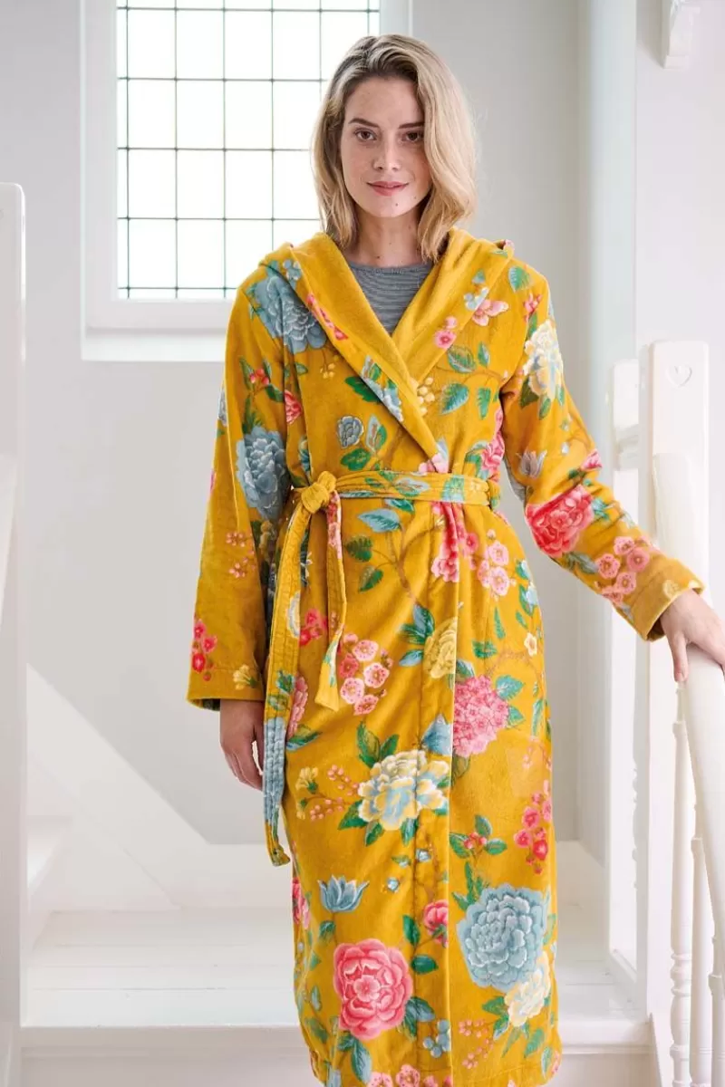 Pip Studio Peignoir Good Evening En Jaune Clearance