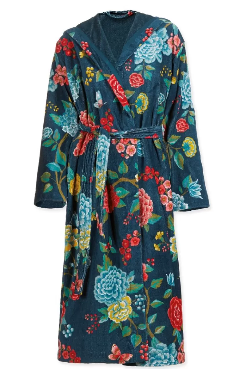 Pip Studio Peignoir Good Evening En Fonce Bleu Flash Sale