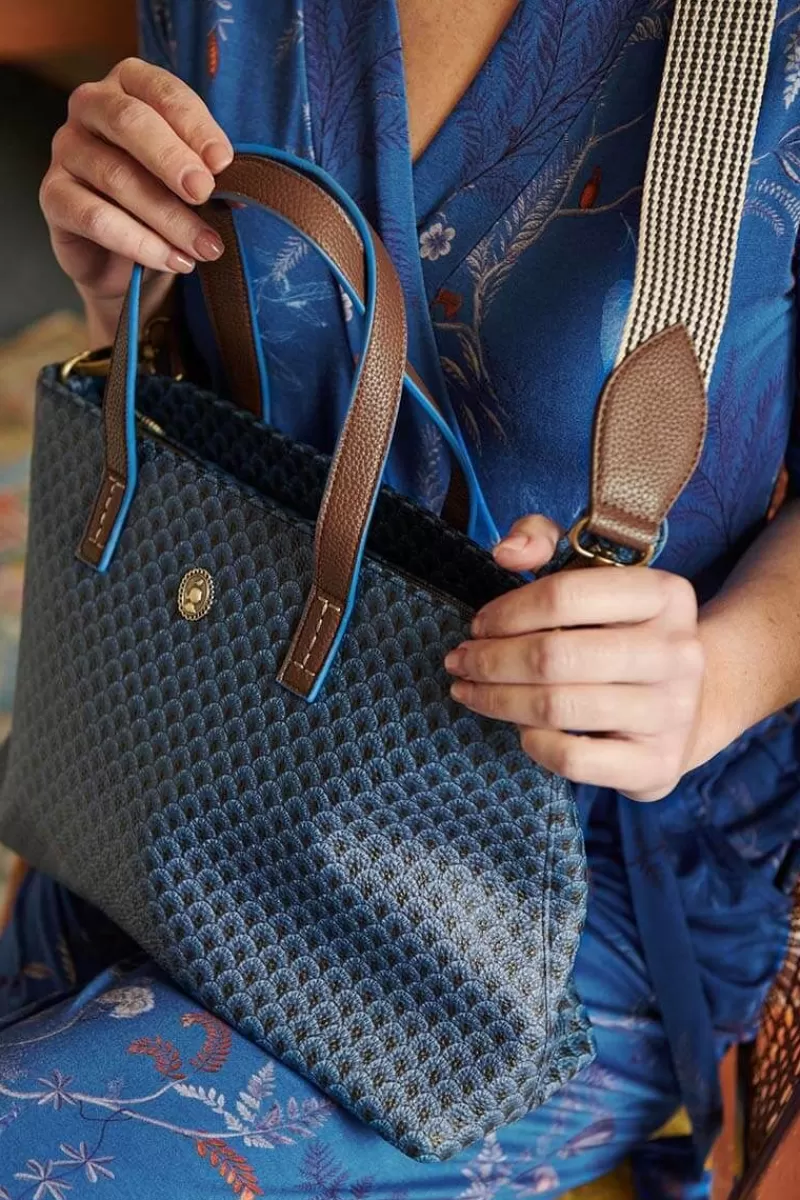 Pip Studio Petit Sac Shopping Suki En Coloris Bleu Shop