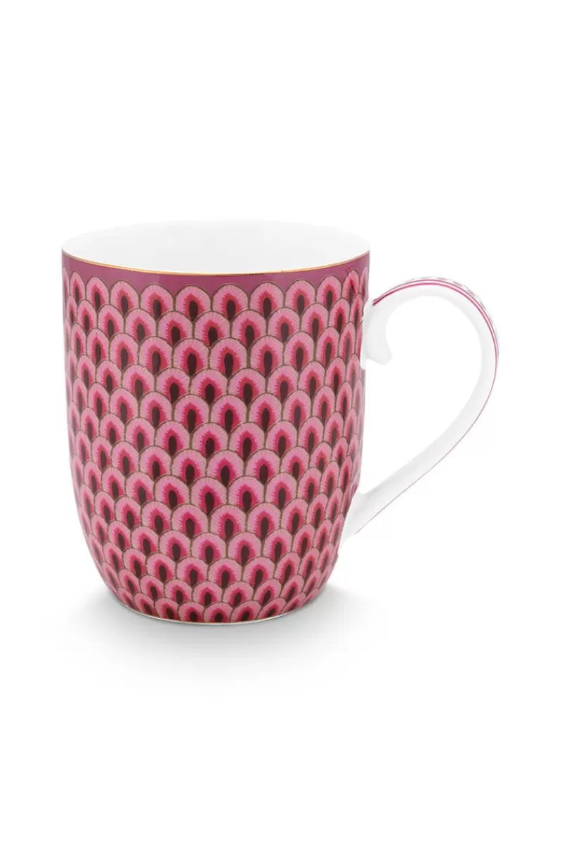Pip Studio Petit Tasse Flower Festival Rouge/Rose Fonce Fashion