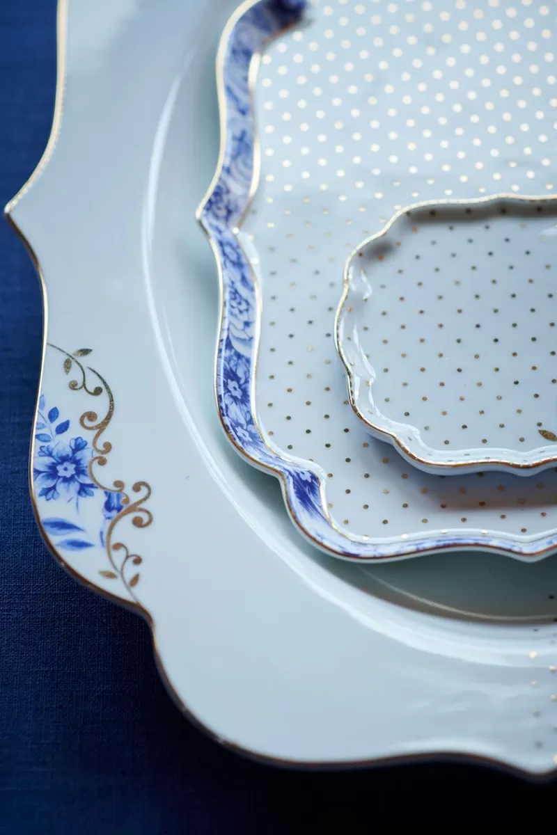 Pip Studio Plat De Service Ovale Royal White 40 Cm Discount