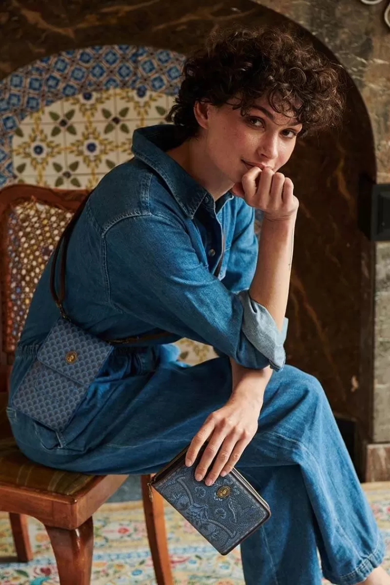 Pip Studio Portefeuille Kyoto Festival En Coloris Bleu Denim Flash Sale
