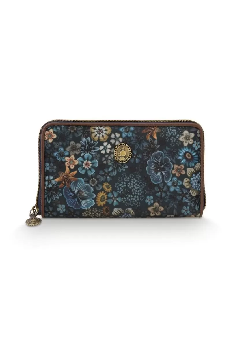 Pip Studio Portefeuille Tutti I Fiori Bleu Discount