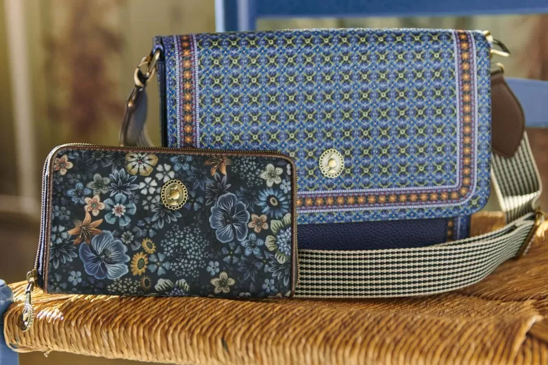 Pip Studio Portefeuille Tutti I Fiori Bleu Discount