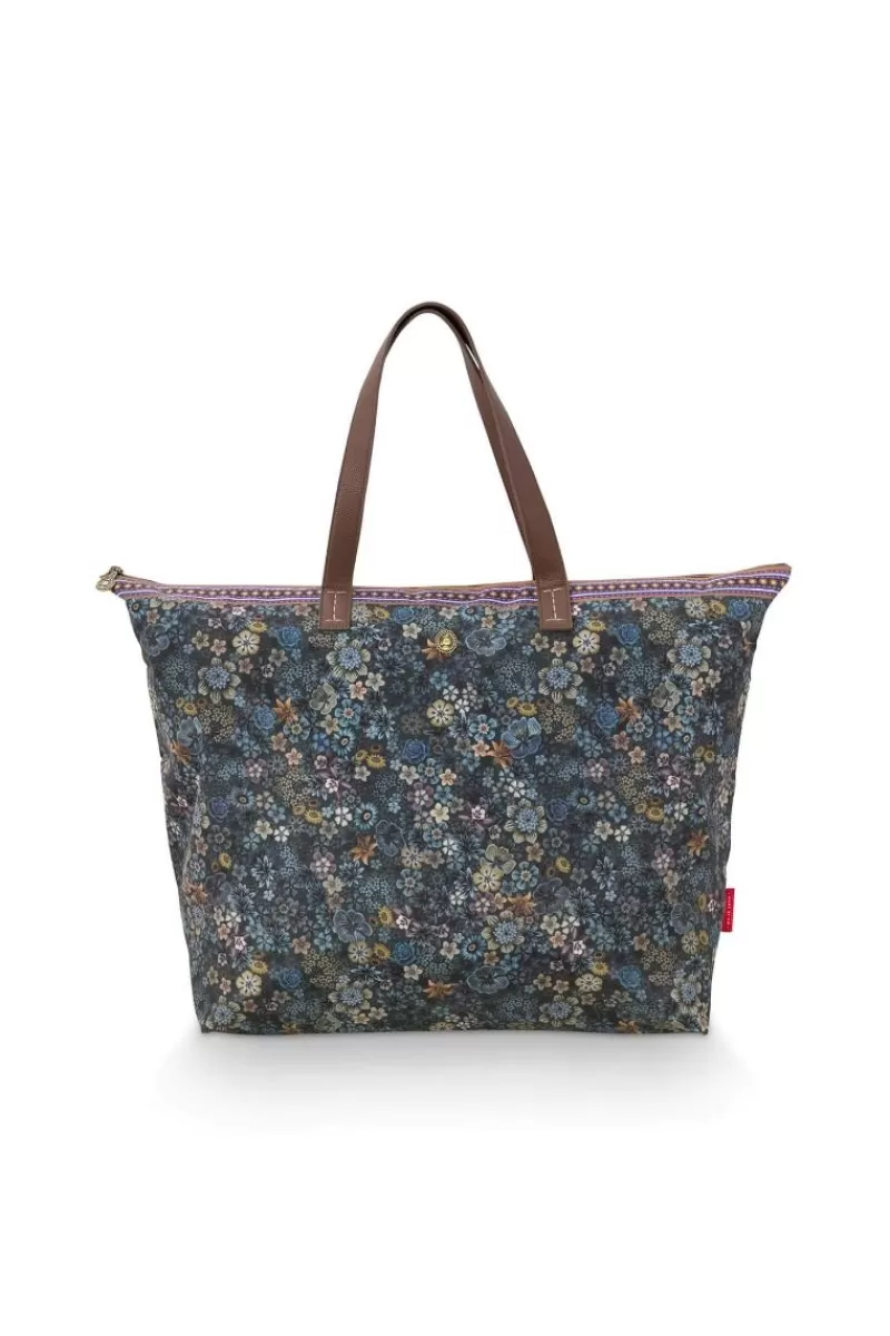 Pip Studio Sac Cabas Tutti I Fiori Bleu Best Sale