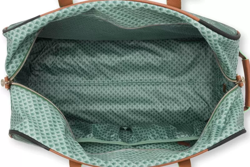 Pip Studio Sac Week-End A Roulettes Kyoto Festival En Coloris Vert Best Sale