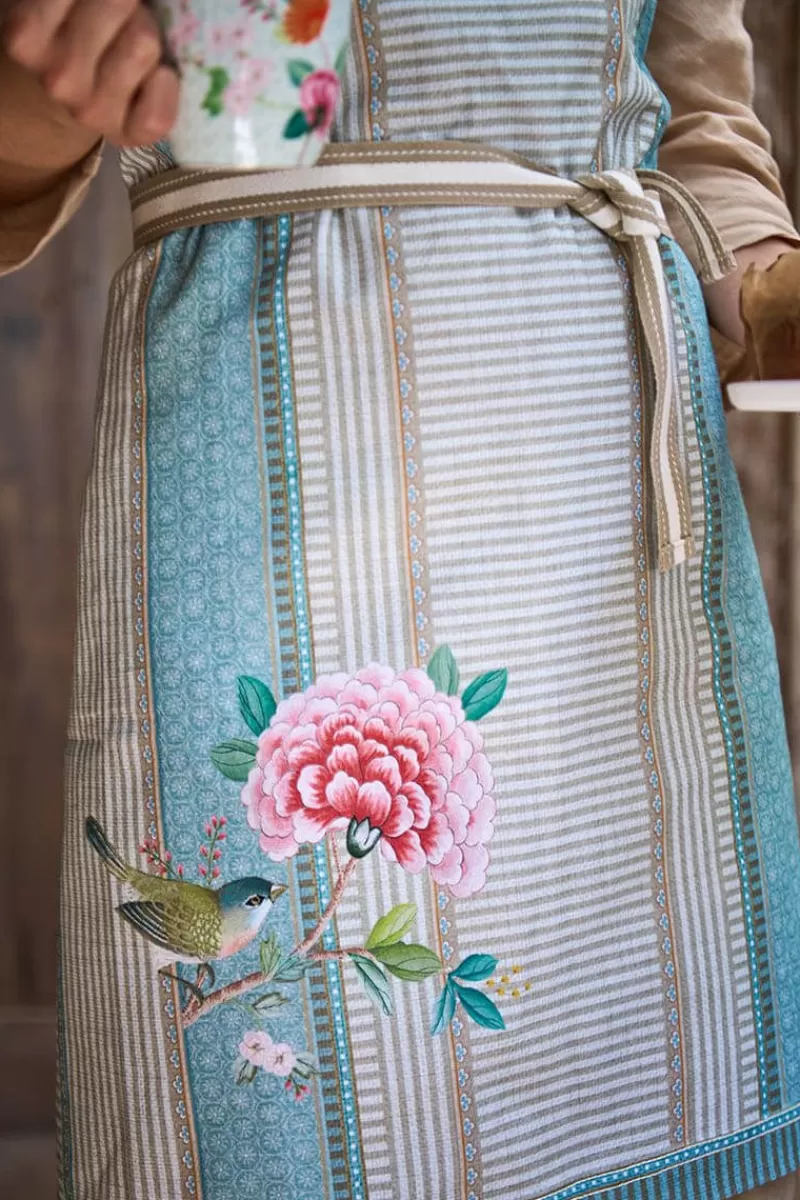 Pip Studio Tablier Blushing Birds En Coloris Bleu Fashion