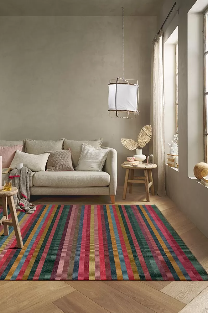Pip Studio Tapis Jacquard Stripes Par Pip Multi Fashion