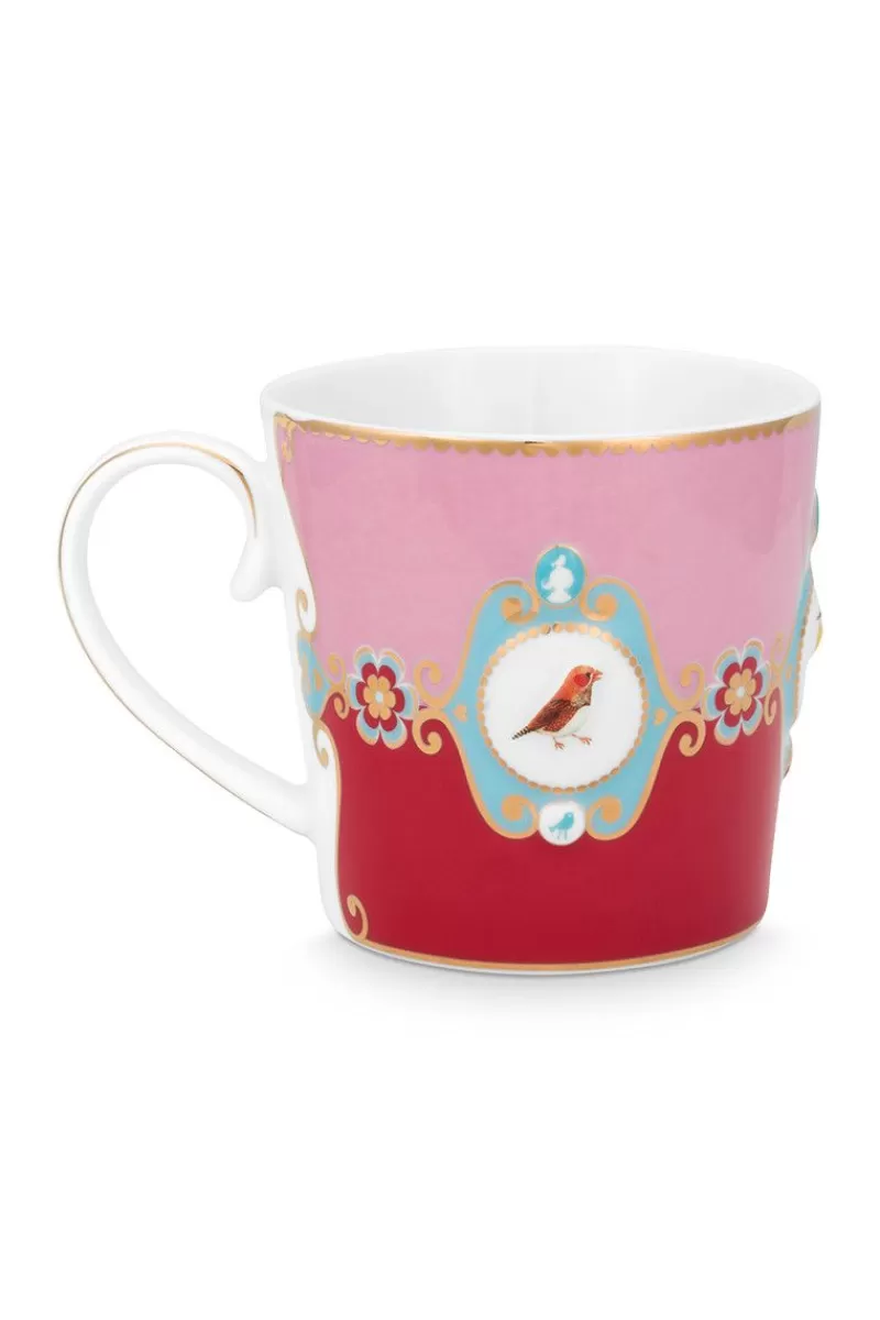 Pip Studio Tasse De Grande Taille Love Birds En Coloris Rouge/Rose Discount