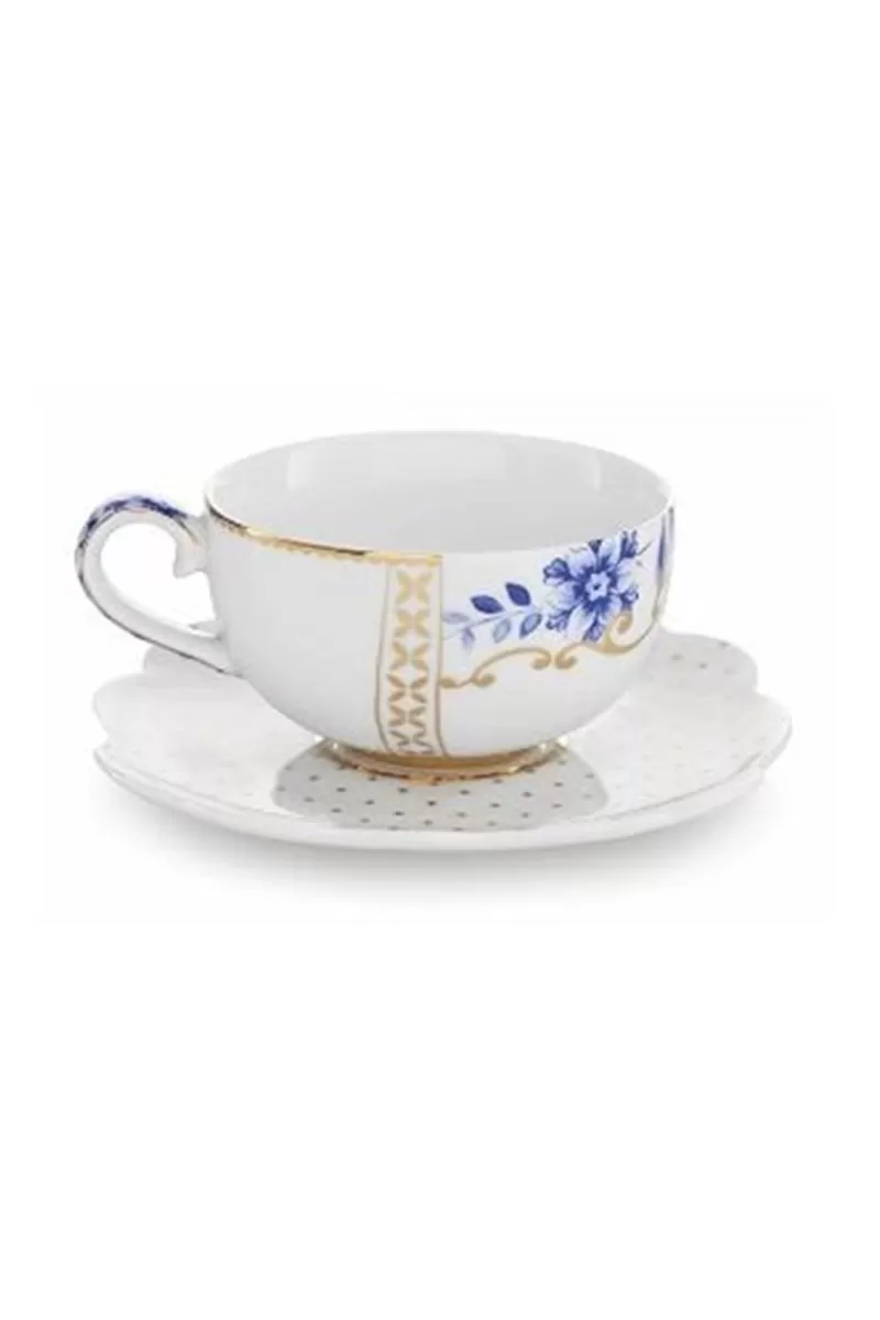 Pip Studio Tasse Et Soucoupe A Expresso Royal White Clearance