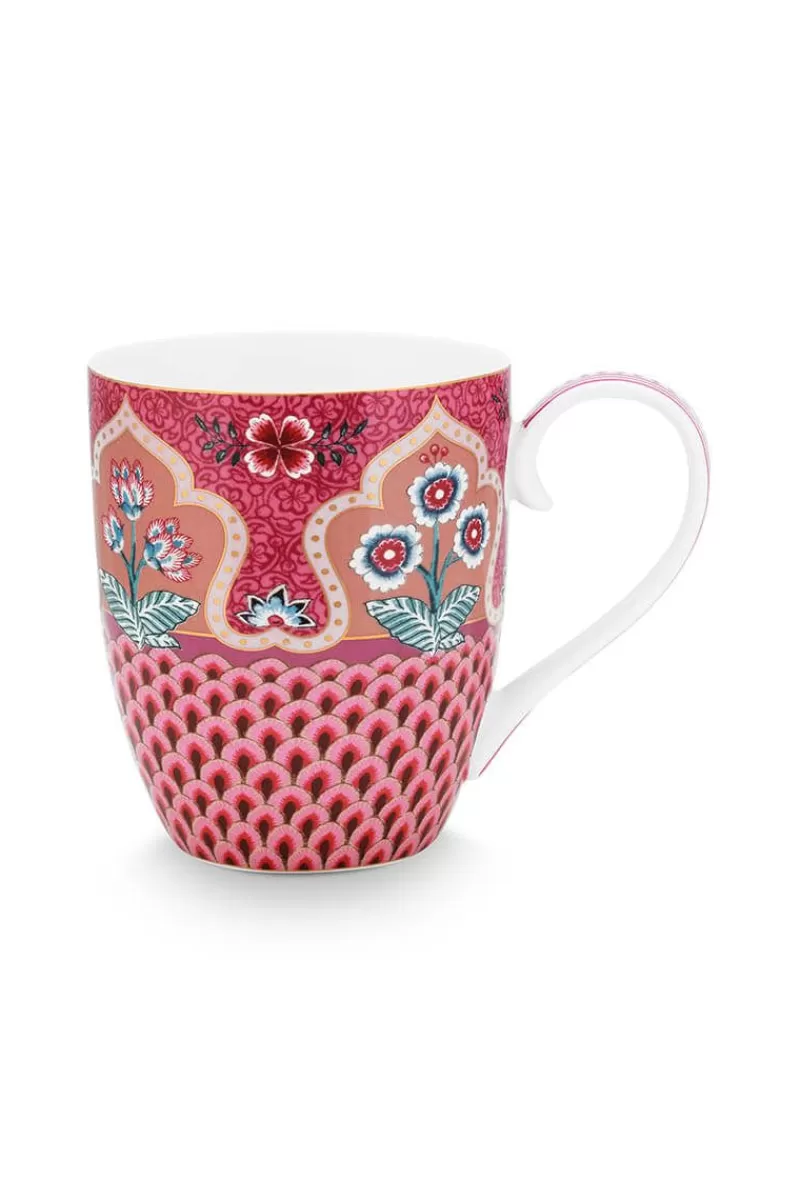 Pip Studio Tasse Xl Flower Festival Deco Rose Fonce Cheap