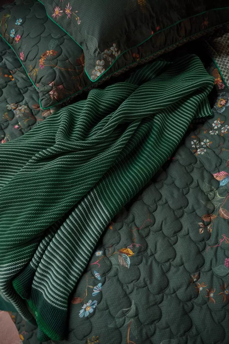 Pip Studio Throw Blockstripe Vert Hot