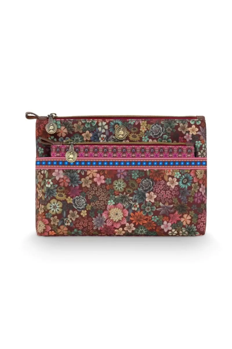 Pip Studio Trousse A Cosmetiques Combi Tutti I Fiori Rose Cheap