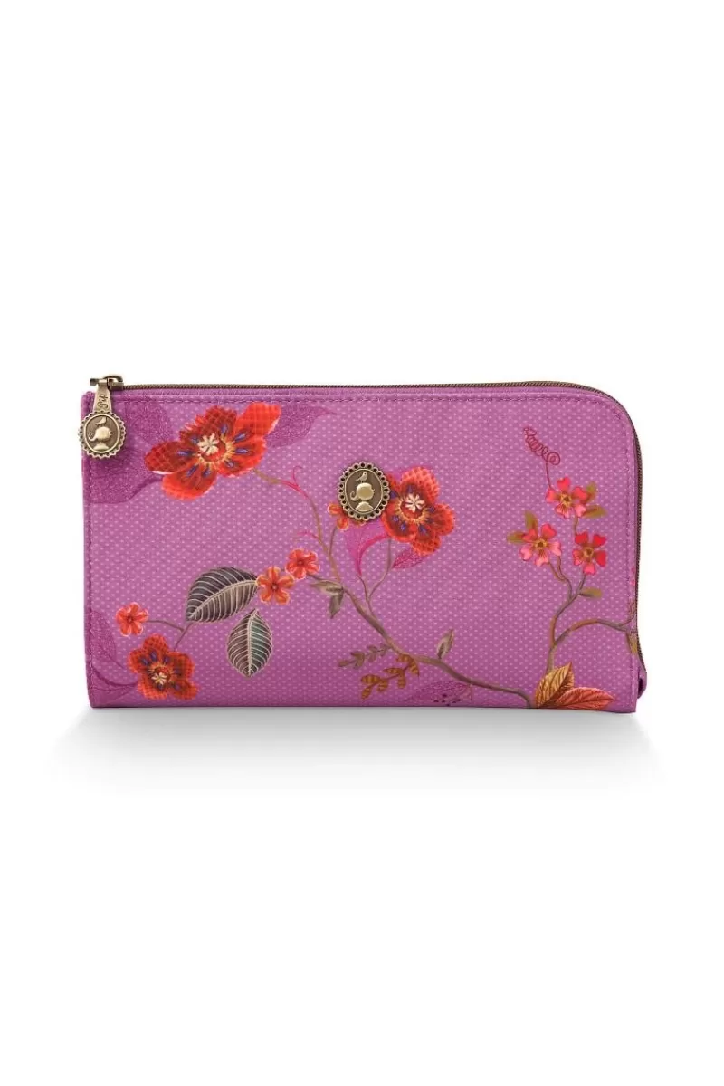 Pip Studio Trousse A Cosmetiques Zippee Kawai Flower En Coloris Fuchsia Best
