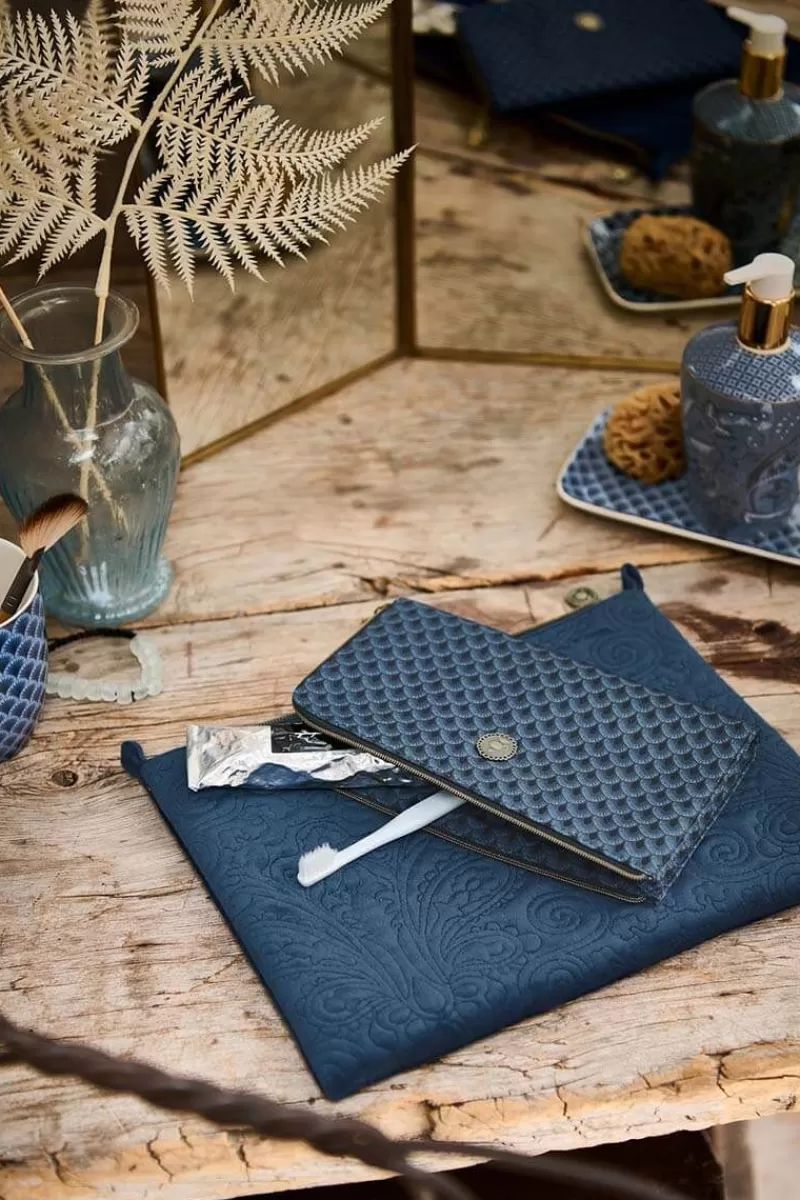 Pip Studio Trousse A Cosmetiques Zippee Suki En Coloris Bleu Cheap